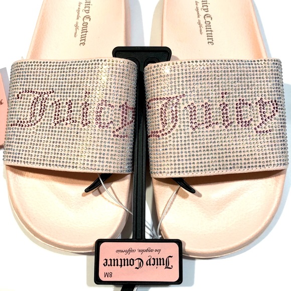 Juicy Couture Shoes Juicy Couture Slide Sandals Pink 8 M Poshmark
